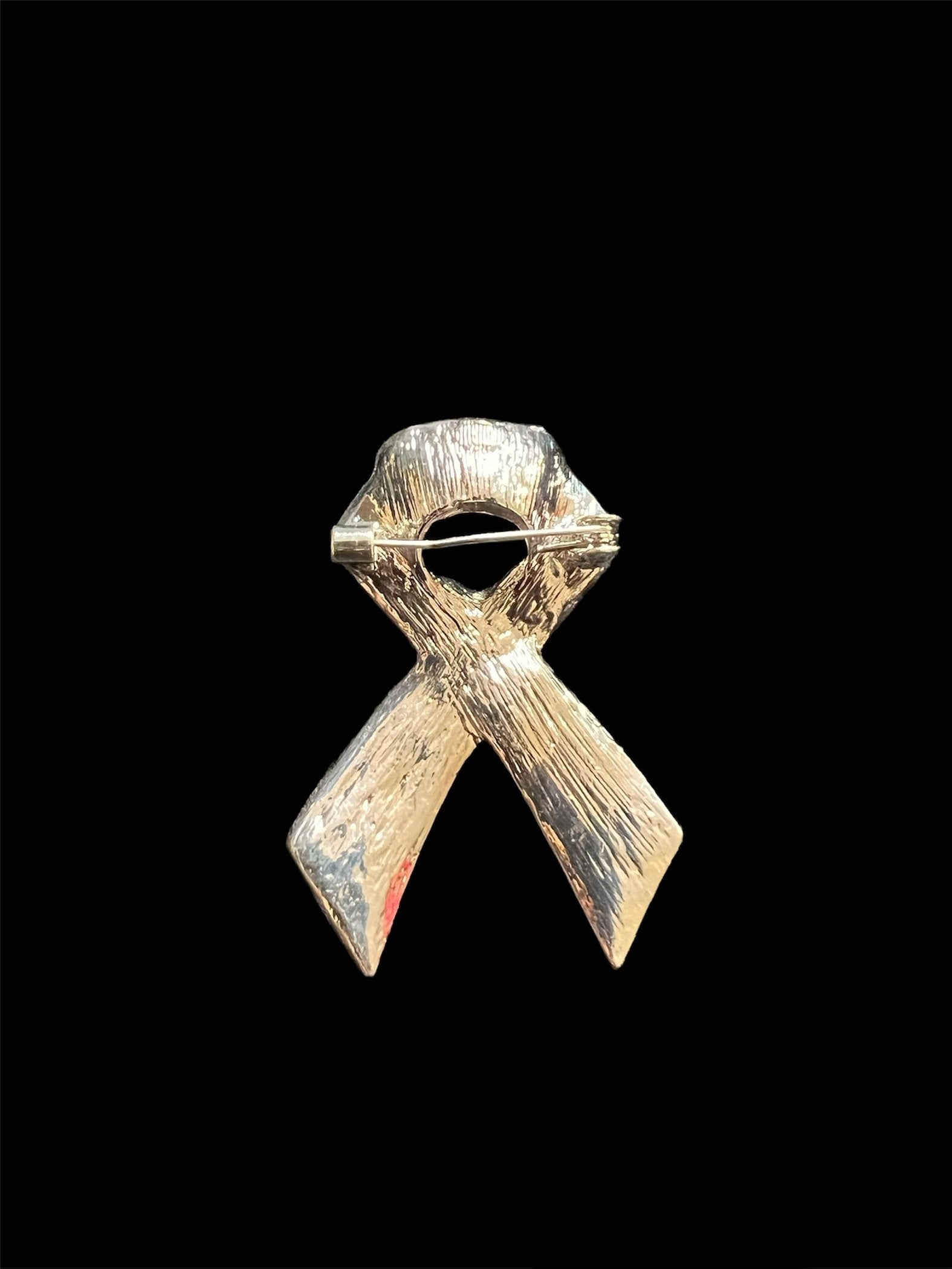 Breast Cancer Ribbon Brooch