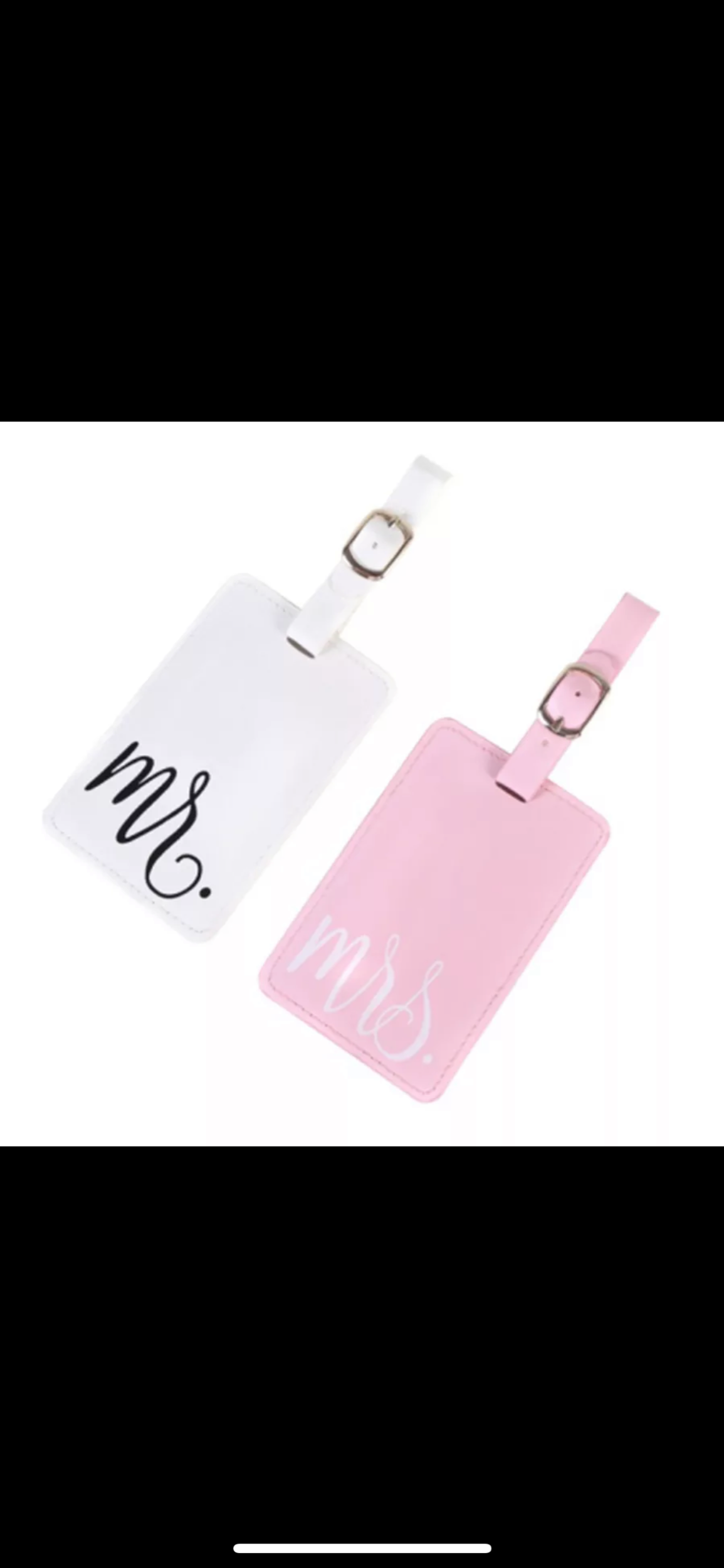 Mr. & Mrs. Luggage Tag