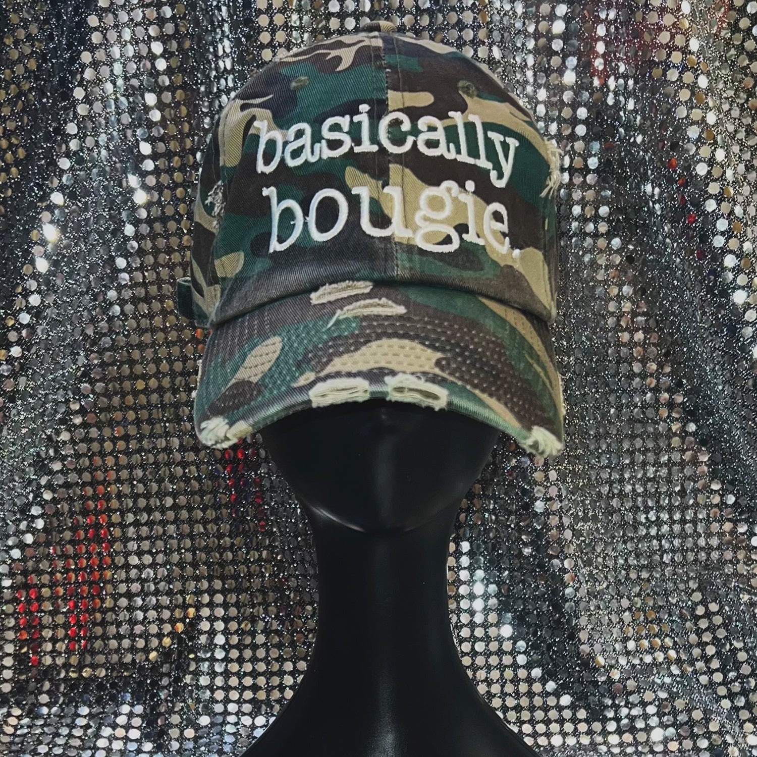 Basically Bougie Camo Hat